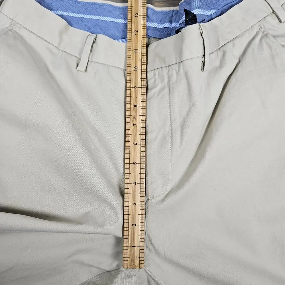 J.Crew Mens Classic Fit Khaki Cotton Chinos‎ Pants 36x30.5 Straight Tag 38x32